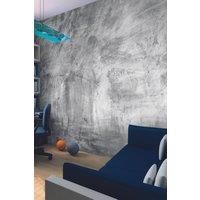 Concrete Grey Matt Smooth Paste the Wall Mural 300cm wide x 240cm high