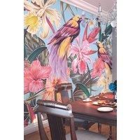 Origin Murals Birds And Flowers Multi Wall Mural - 3.5 x 2.8m
