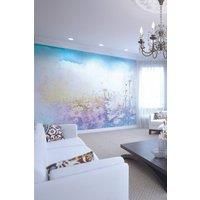 Daisy Meadow Purple Matt Smooth Paste the Wall Mural 350cm wide x 280cm high
