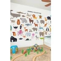 Animal Collection Multi Matt Smooth Paste the Wall Mural 350cm wide x 280cm high