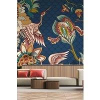 Cranes in Flight Cream Matt Smooth Paste the Wall Mural 350cm wide x 280cm high