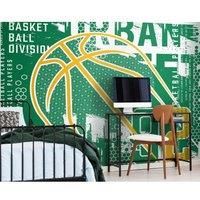 Origin Murals Mural Modern Basketball Large Mural MUR322L