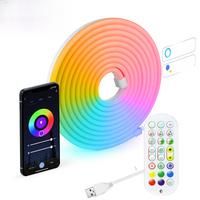 Tuya Smart Life Neon Strip Light DC5V USB RGB Flexible Led Neon Tape Light for Home Party Decor DIY,