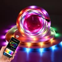 5V USB RGBIC LED Strip£2M 3M 5M IP65 Waterproof RGBIC lamp tape with Bluetooth App and Remote