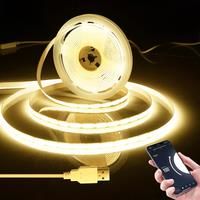 5V USB WiFi COB LED Strip Light£1M 2M 3M 5M Tuya WiFi APP COB LED Strip Light Work With Smart Life