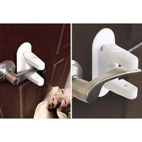 Self-Adhesive Baby Safety Door Lock - 2 Colours - White