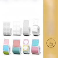 Niimbot Round White Color Label Sticker Paper Rolls for Adhesive Mini Mobile Label Maker B1 B21