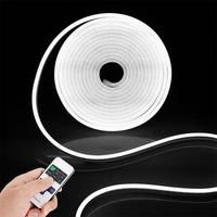 DC12V/24V EU Plug Neon LED Strip With Remote Control Dimmable ON/OFF 1M 2M 3M 5M 10M IP65 Waterproof