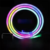 DC5V Bluetooth RGBIC Neon LED Strip with Remote control 1M 2M 3M RGBIC Neon Strip For Home Dreamy color dynamic Deocor Lighting