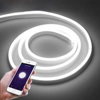 EU plug Tuya Smart Life LED Neon Light Strip WIFI Control DC12V/24V 120LED/M Flexible Rope Tube Lamp