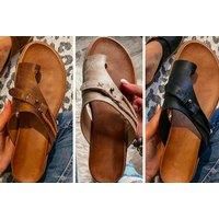 Women'S Bunion-Correcting Sandals - Black