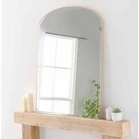 Yearn Mirrors Yearn Simplicity Mantle Large Mirror Gold Bevelled 92 X 121cm