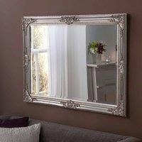 Yearn Mirrors Yearn Traditional Rectangular Mirror 104 X 74cm Silver