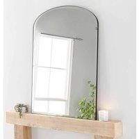 Yearn Mirrors Yearn Simplicity Mantle Large Mirror Black Bevelled 92 X 121cm