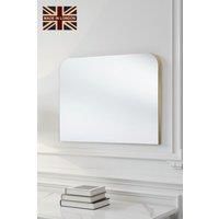 Radius Curved Mantle Wall Mirror Gold