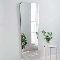 Yearn Mirrors Irregular Frameless Gold Full Length Mirror 168X76Cm