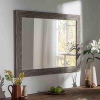 Yearn Mirrors Yearn Grey Simple Framed Mirror 127X73Cm