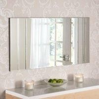 Yearn Mirrors Yearn Contemporary Bevelled Wall Mirror Silver