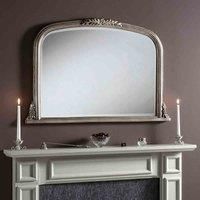 Yearn Mirrors Yearn Regent Overmantle Mirror Silver 102(w)x76Cm(h)