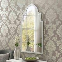 Yearn Mirrors Yearn Moroccan Style White Mirror 98 h x52Cm w