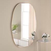 Yearn Mirrors Yearn Minimal Oslo Mirror Gold 111X81Cm
