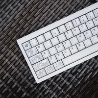 JCM PBT Keycap Thermal sublimation Cherry Profile Derkr Canyon 142 Keys Mechanical keyboard keycap