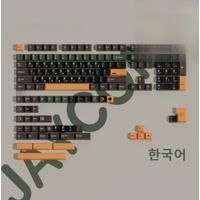 Korean Keycaps Resonance PBT Material Cherry Profile 7u/Alice Ansi Layout Big Set Key Caps For Mechanical Keyboard Wooting Hi75
