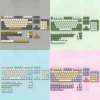Abnt2 Brazil Portuguese Keycaps Iceberg Light Matcha XDA PBT Keycaps 7u Space Bar ISO Layout Key