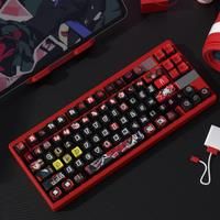 PSP Keycaps OEM Profile PBT+PC Pudding Keycaps Dye-Sub For Mechanical Keyboard Anime Keycaps Wooting