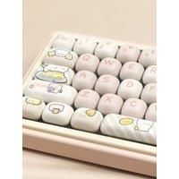 MOG Keycaps PBT Bread Bear Thermal Sublimation 140 Keys For Mechanical Keyboard Mx Switch Girls