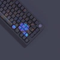 Cherry Keycaps Side Backlit Dye-Sub 131 Keys Peony Keycaps For mechanical keyboards ISO Layout HI75