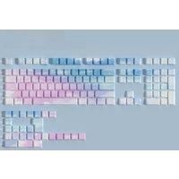 Dreamy Sky Side Print Pbt Keycap Cherry Profile Backlit Through Tranparent Letters Big Set Key Caps