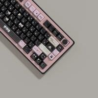 JCM MAO Ear Keycaps Dye Sub Pbt Material Big Set Keycaps For Mechanical Keyboard Alice layout 7U