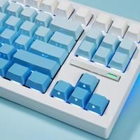 Polar Day Cherry PBT Double Shot Side Print Shine Through Backlit keycaps For MX Mechanical Keyboard 108 96 87 NJ80 84 68 64 61
