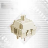 KTT Vanilla Ice Cream Switch Linear 5Pin 43g For Mx Switch Mechanical Keyboard K500 GMK67 Anne