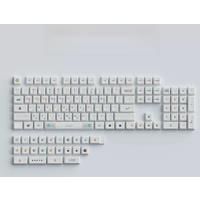 XDA PBT Keycaps Korean English Dye Sub White Keycap For Mechanical Keyboard Gamer Wooting GMK67 £££