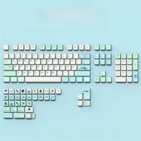 German ISO Keycaps PBT XDA Matcha Iceberg Keycap Dye Sub For Cherry MX Switch Mechanical Keyboard GMK67 Keyboard Kit Custom DE