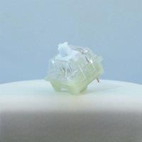 KTT Kang White V3 Switches Mechanical Keyboard Linear Switch 3 Pin Custom Cherry RGB SMD Gaming Hot Swap MX Switch F75 GMK67