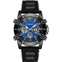 Anthony James Speedster Tactical Watch for Men - Hand Assembled Water & Scratch Resistant Analogue Watch with Date, Stopwatch, Alarm Functionality - Military Survival Watches Men