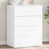 Sideboard White 60x39x80 cm Engineered Wood