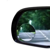 Blind Spot Mirror 2" Round HD Glass Frameless Convex Rear View Mirrors Exterior Accessories with