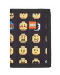 OFFICIAL LEGO MINIFIGURE HEADS TRI-FOLD WALLET 5008739 BNWT