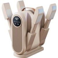 MSS Four-Arm Foldable Electric Shoe Drye Intelligent Timer UV Sterilization And Dehumidification Shoe Dryer For Home