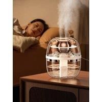MSS 2-in-1 Air Purifier Cool Mist Humidifier - Double Nozzle & Night Light, Ideal for Bedroom, Living Room & Office Desktop