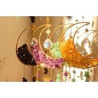 Crystal Sun Catcher Decoration In 4 Colours - Pink