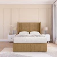 Melbourne Plush Bed Set ,No Drawers & 54" Wingback Headboard