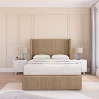 Melbourne Naples Wingback Bed Set ,No Drawers & 54" Floor Standing Headboard