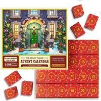 Christmas House Puzzle Advent Calendar - 1008 Pieces!