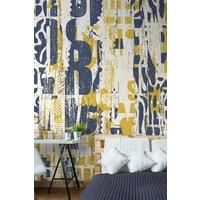 Letterpress Graffiti Wall Mural
