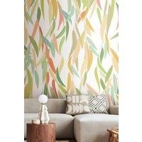 Willow Leaves Wall Mural